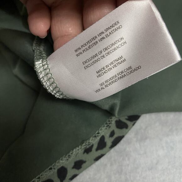 Eddie Bauer Womens S Sleeveless Racerback Sport Dress Green Black Black Outdoor - Picture 12 of 13